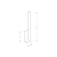 Sollux Lighting Lahti, aplica LED de perete aurie, 4000K, 920 lm, 4 x 6,5 x 50 cm - 7