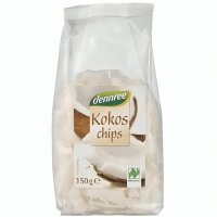 Denree Chipsuri de Cocos Ecologice, 150 g - 1