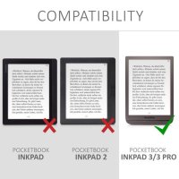 Husa Textila Albastra pentru PocketBook InkPad 3/3 Pro - Model 46775.04 - 5