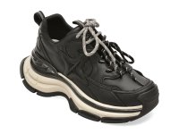 Pantofi sport negri GRYXX, model 7190, din piele naturala - 1