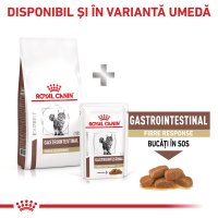 ROYAL CANIN VD Gastrointestinal Fibre Response, dietă veterinară, hrană uscată pisici, sistem digestiv, 4kg - 9