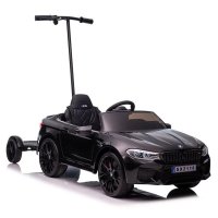 Masinuta electrica BMW M5 Competition pentru copii, cu hoverboard, 400 W, 24 V 7 Ah, neagra - 1