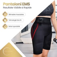 Echipament EMS pentru Slabit, Tonifierea Muschilor Fesieri si Picioare, Pantaloni EMS pentru reducere celulita, M - 1