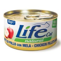 Hrana Umeda pentru Pisici Adulte, Life Cat, File de Pui si Mar, 85 g - 1