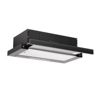 Hota incorporabila Floria ZLN1895, 50x28.5x13 cm parte incastrabila, Putere de absorbtie 450 mc/h, 140 W,. Negru - 1
