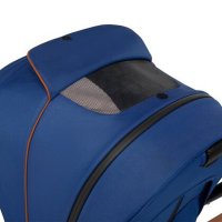 Carucior Lionelo Mika 2 in 1 Cadru din aluminiu, Cu landou intarit si salteluta moale, Reversibil, Maner ajustabil, Plasa de tantari, Husa de ploaie, de picioare, Sarcina maxima 22 kg, Standard de siguranta EN1888-1 albastru - 2