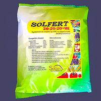 Ingrasamant foliar Solfert 20-20-20+ME, 100 g, NPK cu microelemente - 1