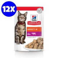 Hill's Science Plan Feline Adult Beef, 12x85 g - 1