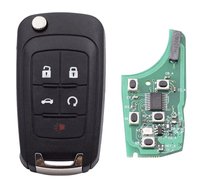 Cheie Auto Completa Programabila, Compatibila Chevrolet Captiva, Cruze, Malibu, Opel Antara, cu 4+1 butoane - 3