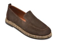 Mocasini GRYXX maro, 481264, din piele intoarsa - 1