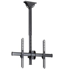 Suport TV de tavan StarTech FPCEILPTBSP pentru televizoare de 32-75 inch, pana la 50 kg, negru - 1