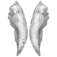Sculptura Aripi de Inger Argintii 91x31x5 cm din Aluminiu - 5