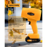 Suflanta Aer pe Acumulator Rotor RCB-1.5A 45m/s, 21V/1,3Ah - 3
