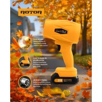 Suflanta Aer pe Acumulator Rotor RCB-1.5A 45m/s, 21V/1,3Ah - 5