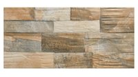 Gresie exterior / interior antiderapanta Terra Brown  30 x 60 cm  mata  portelanata  tip piatra - 1