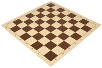 Tabla de sah din vinil maro, 57 mm - 1