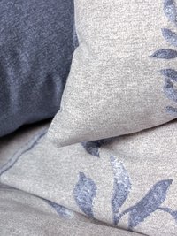 Lenjerie 1 Persoana Nitsa Bleumarin (Bumbac 100%) - 2