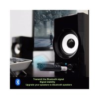 Receptor Techstar® Bluetooth Audio Jack 3.5mm Wireless Auto Clip On BT2 - 5