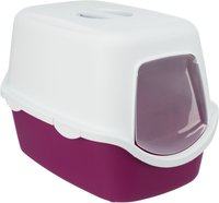 Litiera cu Acoperis Vico 40x40x56 cm Bordo/Alb 40278 - 1