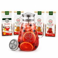 Famiy Kit Ice Tea – Carafa pentru IceTea + 4 ceaiuri pentru infuzare la rece - 1