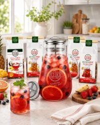 Famiy Kit Ice Tea – Carafa pentru IceTea + 4 ceaiuri pentru infuzare la rece - 2