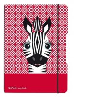 Caiet my.book flex A5 40 file dictando cu motiv Zebra - Cute Animals - 1