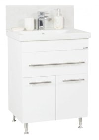 Set Baza front MDF si Lavoar seria 765, 60 cm, alb - 1