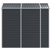 Sopron de gradina antracit din otel galvanizat - 191x215x198 cm - 6