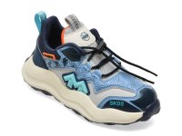Pantofi sport Selection Kids W986 pentru baieti, albastri, din piele ecologica - 1