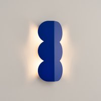 Aplica de Perete Sollux Lighting Biscuit Ultramarine 16.3x5.8x33.6 cm - 3