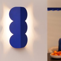 Aplica de Perete Sollux Lighting Biscuit Ultramarine 16.3x5.8x33.6 cm - 12