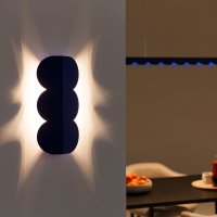 Aplica de Perete Sollux Lighting Biscuit Ultramarine 16.3x5.8x33.6 cm - 13