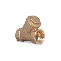 Filtru Y din alama 3/4 inch pentru instalatii de incalzire si apa - 1