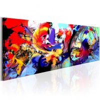 Tablou - Colourful Immersion 135x45 cm - 1