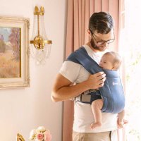Marsupiu Ergobaby Embrace Soft Navy - 2
