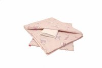 Lenjerie de pat pentru copii 4 piese Ursuletul Martinica roz 63x127 cm 110x125 cm - 3