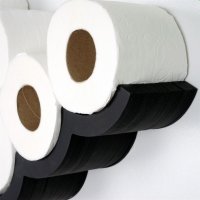Suport Hartie Igienica WC018 Negru - 3