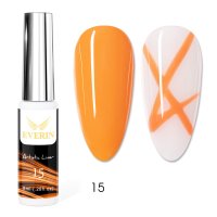 Gel Liner Portocaliu EVERIN 8ml – 15 pentru Nail Art - 1