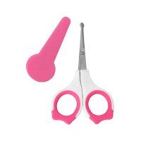 Forfecuta de unghii pentru bebelusi cu suport de protectie 0 luni+ Pink - 1