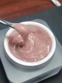 Gel Constructie Everin Forming Nude Glitter Holographic 09 50g | Gel Vascos Jelly Profesional - 1