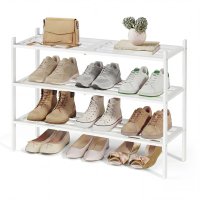 Pantofar Alb din Bambus 70x25x51.5 cm - 1