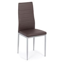 Scaun de bucatarie BUC 263 din piele ecologica maro - design modern - 1
