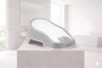 Suport pentru baie BabyJem Soft Touch Gri - 3