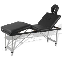 Masa de Masaj Pliabila cu 4 Zone - Cadru din Aluminiu - 1