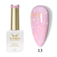 Rubber Base Everin Gold Sequins Collection 10ml- 13 - Everin - 1