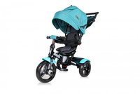 Tricicleta pentru copii Lorelli Neo Green Luxe 4 in 1, multifunctionala, control al directiei, scaun rotativ, spatar inalt reglabil, cosulet textil si 2 tipuri de suport pentru picioare - 3