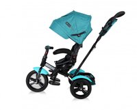 Tricicleta pentru copii Lorelli Neo Green Luxe 4 in 1, multifunctionala, control al directiei, scaun rotativ, spatar inalt reglabil, cosulet textil si 2 tipuri de suport pentru picioare - 2