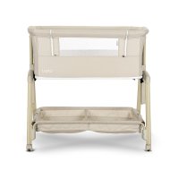 Patut pentru copii Lorelli Layla Beige 2 in 1 Co Sleeper, cu latura pliabila, reglabil pe inaltime, sistem anti-reflux - 5
