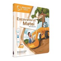 Carte pentru copii Excavatorul Matei - Raspundel Istetel - 1