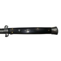 Briceag automat, Italian Blade, Stiletto, otel inoxidabil, 33 cm, husa inclusa - 5